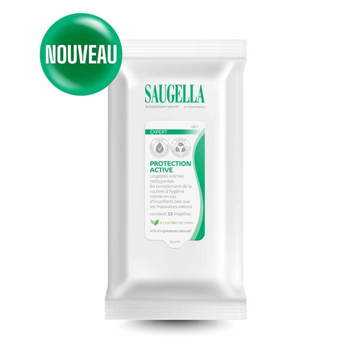 Saugella Antiseptic Natürliche antiseptische Intimtücher 15 x15