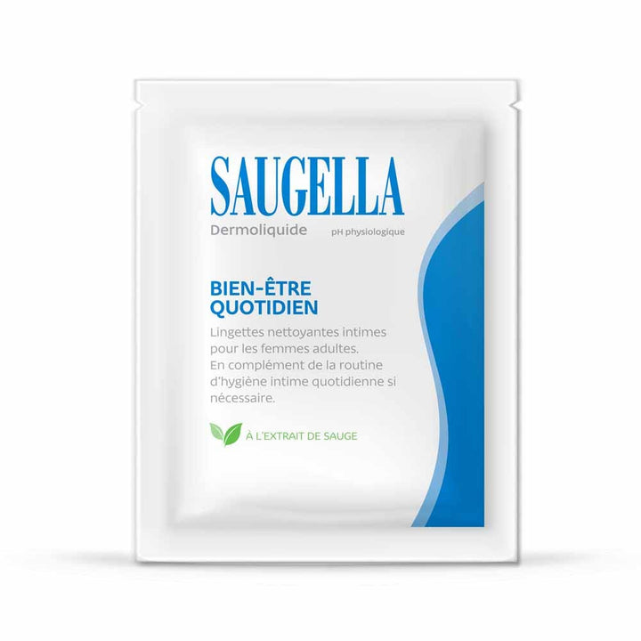Saugella Dermoliquids Cleansing Wipes x10