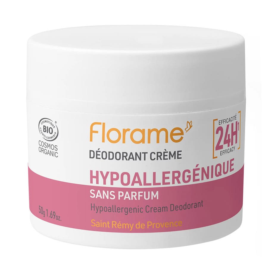 Florame Deodorant Cream Hypoallergenic Organic 50g (1.76 oz)