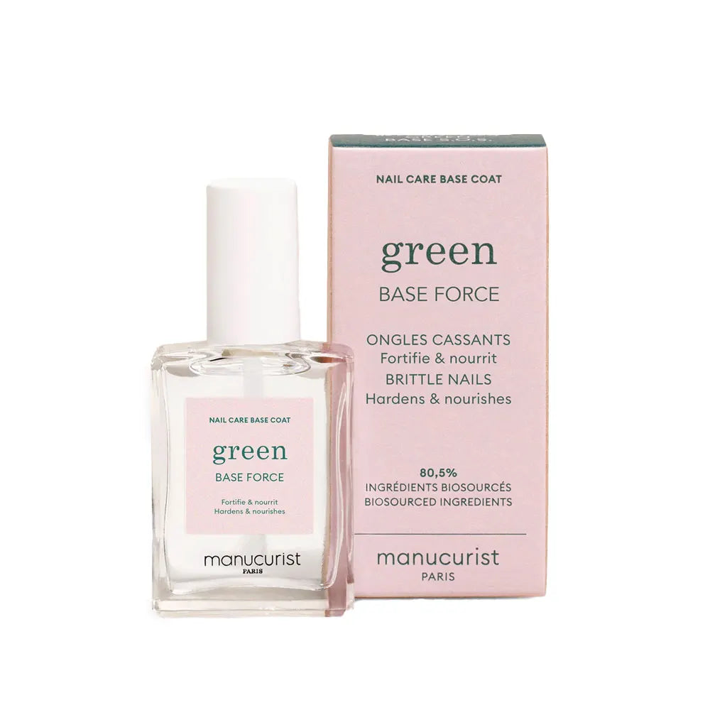Manucurist Skincare Base Coat Force Green Soft and Cracked Nails 15ml (0.16fl oz)