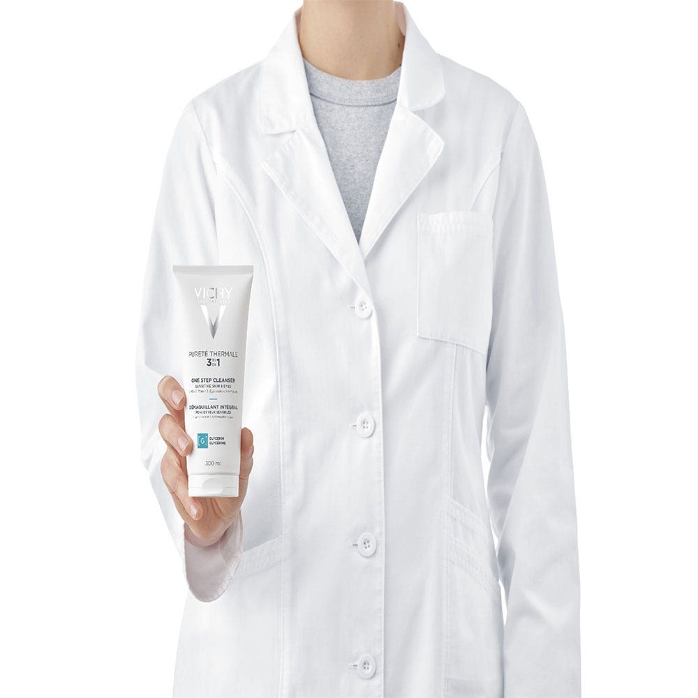 Vichy Purete Thermale 3 In 1 One Step Cleanser Face And Eyes Sensitive Skin 300ml (10.14fl oz)