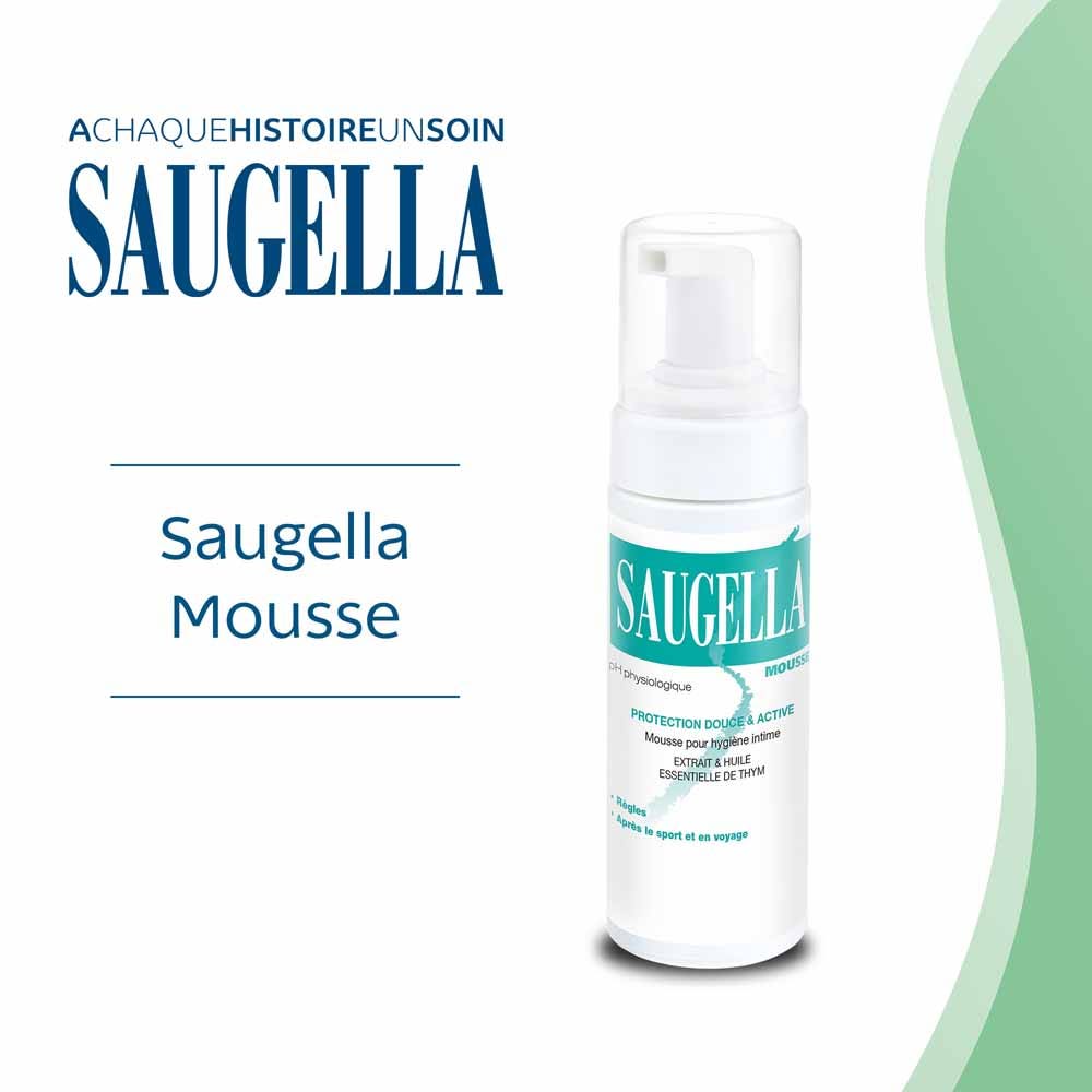 Saugella Intimate hygiene foam gentle yet effective protection 150ml (5.07fl oz)