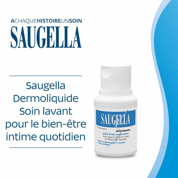 Saugella Dermoliquids Intimate & body wash 100ml (3.38fl oz)