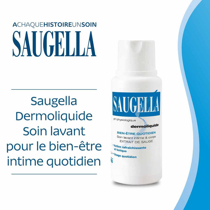Saugella Dermoliquids Intimate & body wash 250ml (8.45fl oz)