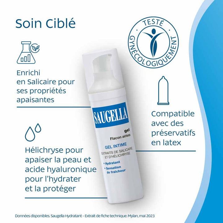 Saugella Hydrating intimate freshness gel 50ml (1.69fl oz)