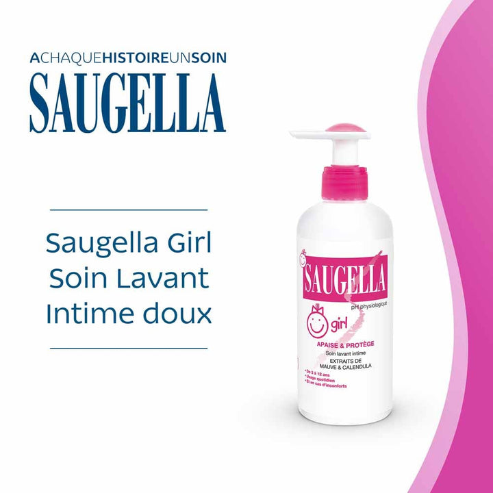 Saugella Girl Gentle intimate wash 200ml (6.76fl oz)