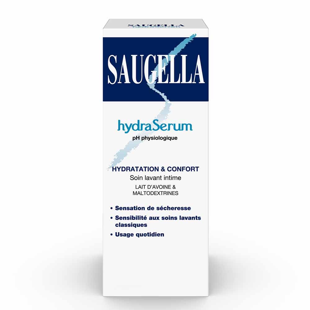 Saugella HydraSerum Hydrating intimate wash for comfort 200ml (6.76fl oz)