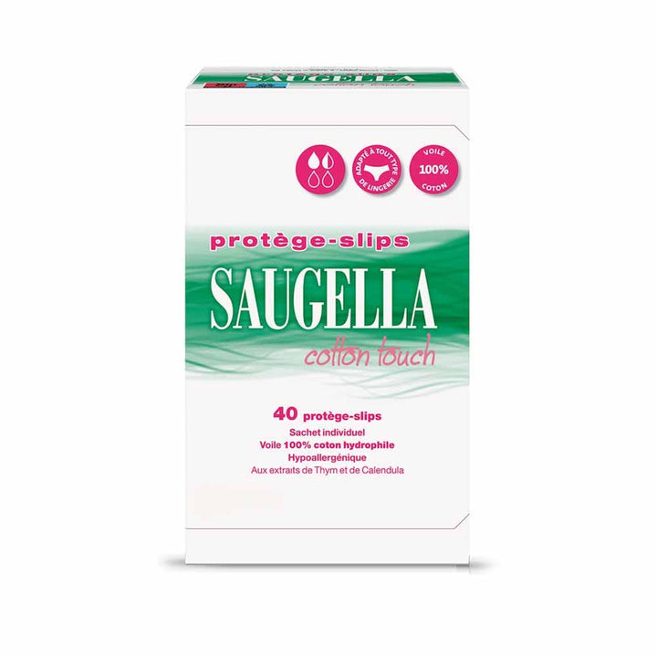 Saugella CottonTouch Cotton Touch Panty Liners X40 Hypoallergénique x40