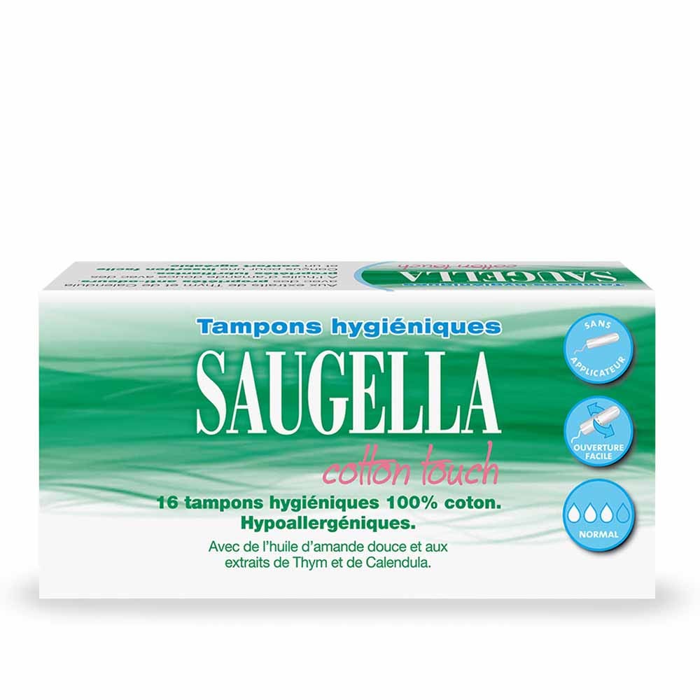 Saugella CottonTouch Normal flow tampons hypoallergenic 2 x 16 units