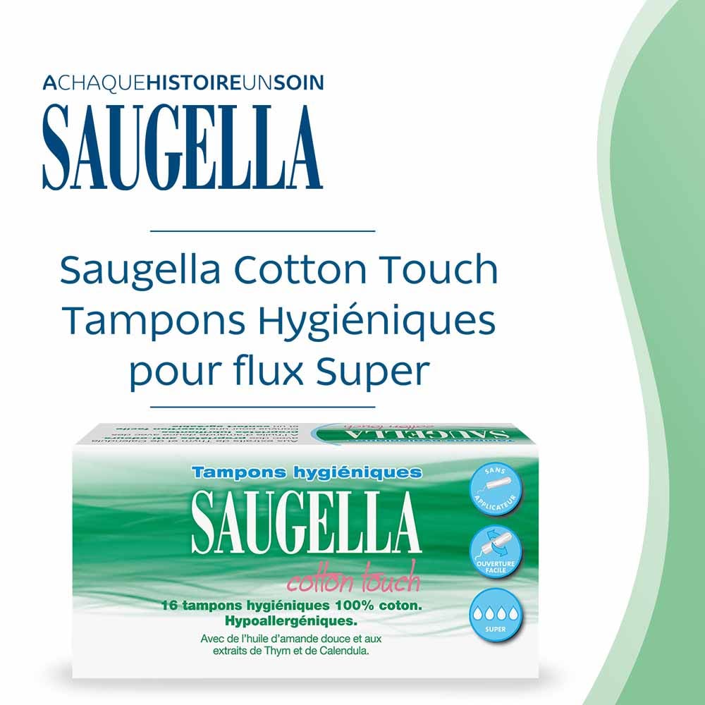 Saugella CottonTouch Super tampons hypoallergenic 16 units