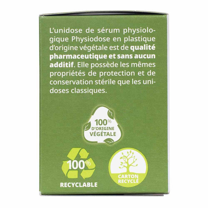 Gilbert Physiodose Serum physiologique sterile Plastique Végétal 40 doses x 5ml (0.17fl oz)
