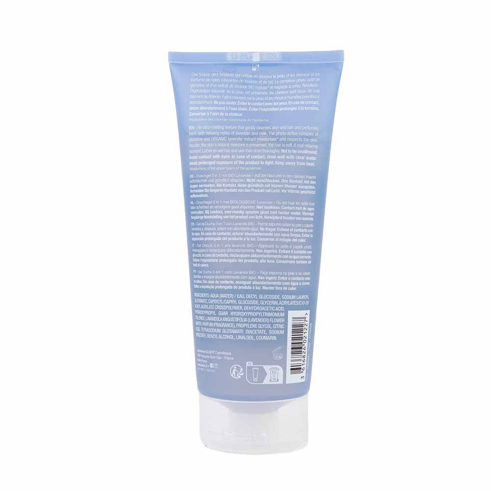 Laino Sieste Relaxante Gel Douche 3en1 Hydratant à la Lavande BIO 200ml (6.76fl oz)