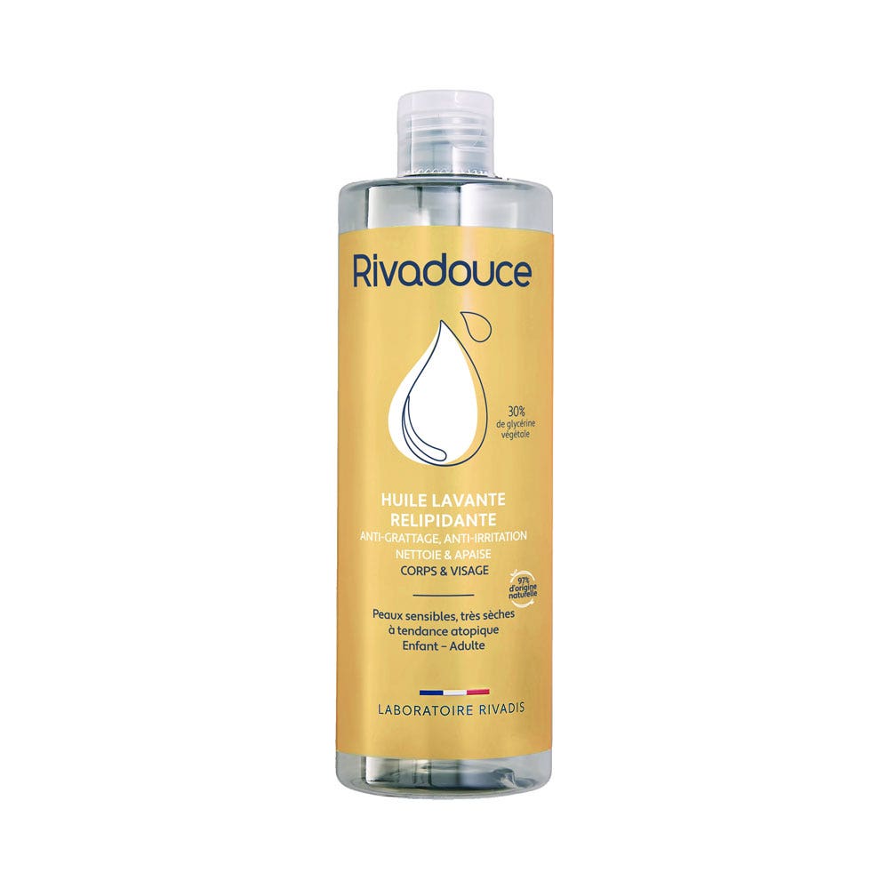 Rivadouce Cleansing relipidating oil 400 ml (13.53fl oz)