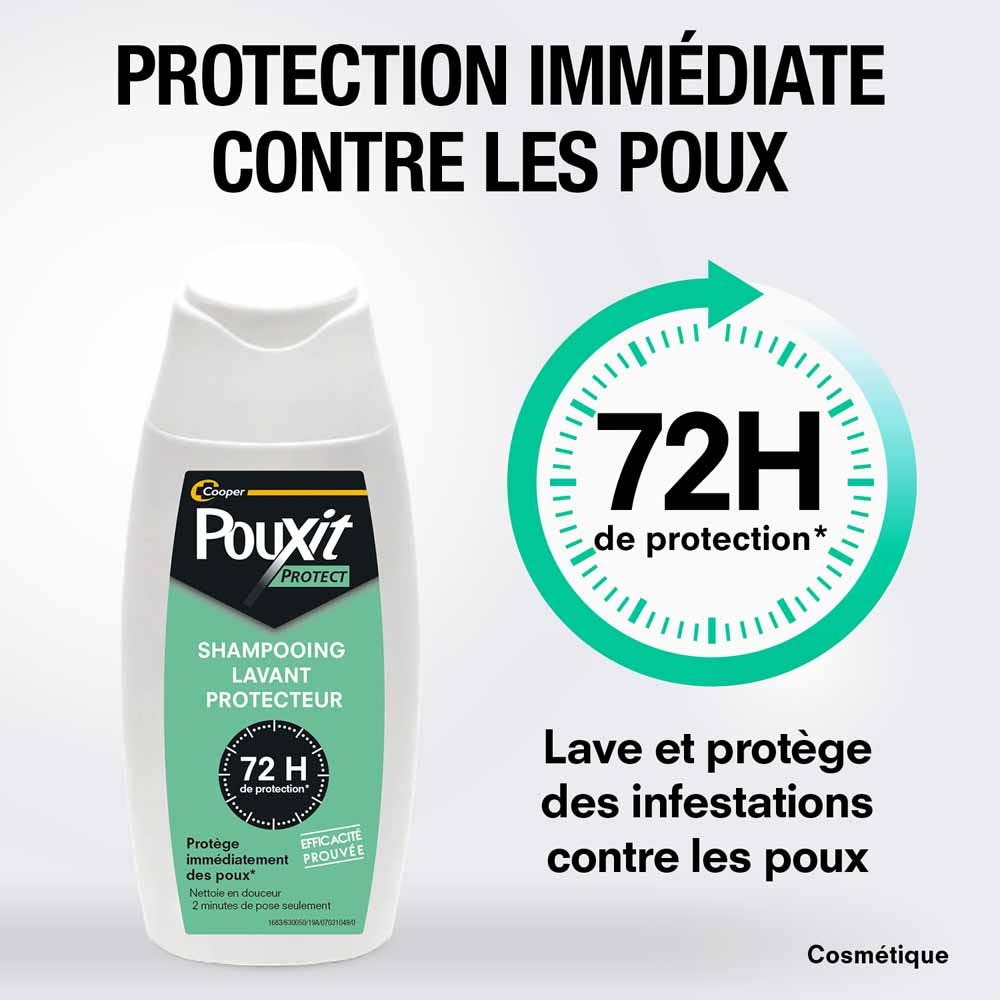 Pouxit Protect 72H Protective Wash Shampoo 200ml (6.76fl oz)