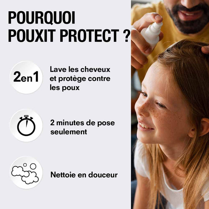 Pouxit Protect 72H Protective Wash Shampoo 200ml (6.76fl oz)