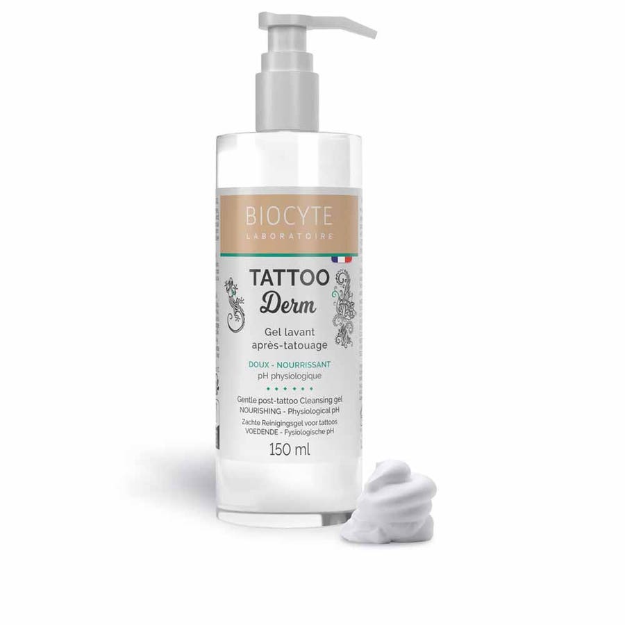 Biocyte Tattoo Derm Gentle pH physiological after-tattoo cleansing Gel 150ml (5.07fl oz)
