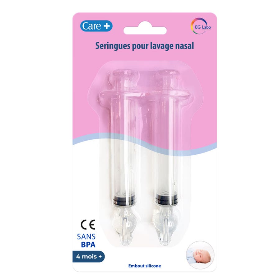 Care+ Nasal syringes x2
