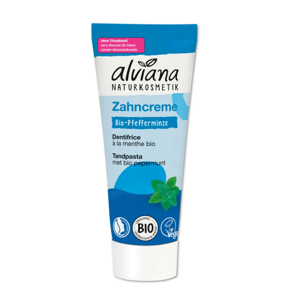 Alviana Organic Mint Toothpaste 75ml (2.53fl oz)