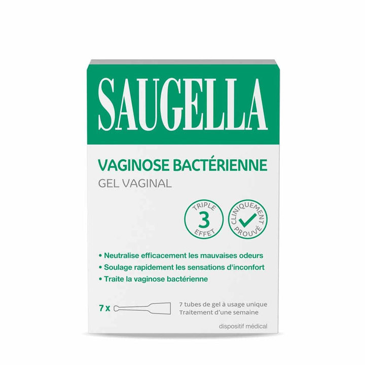 Saugella Triple Effect Gel Bacterial Vaginosis Treatment 7 applicator tubes