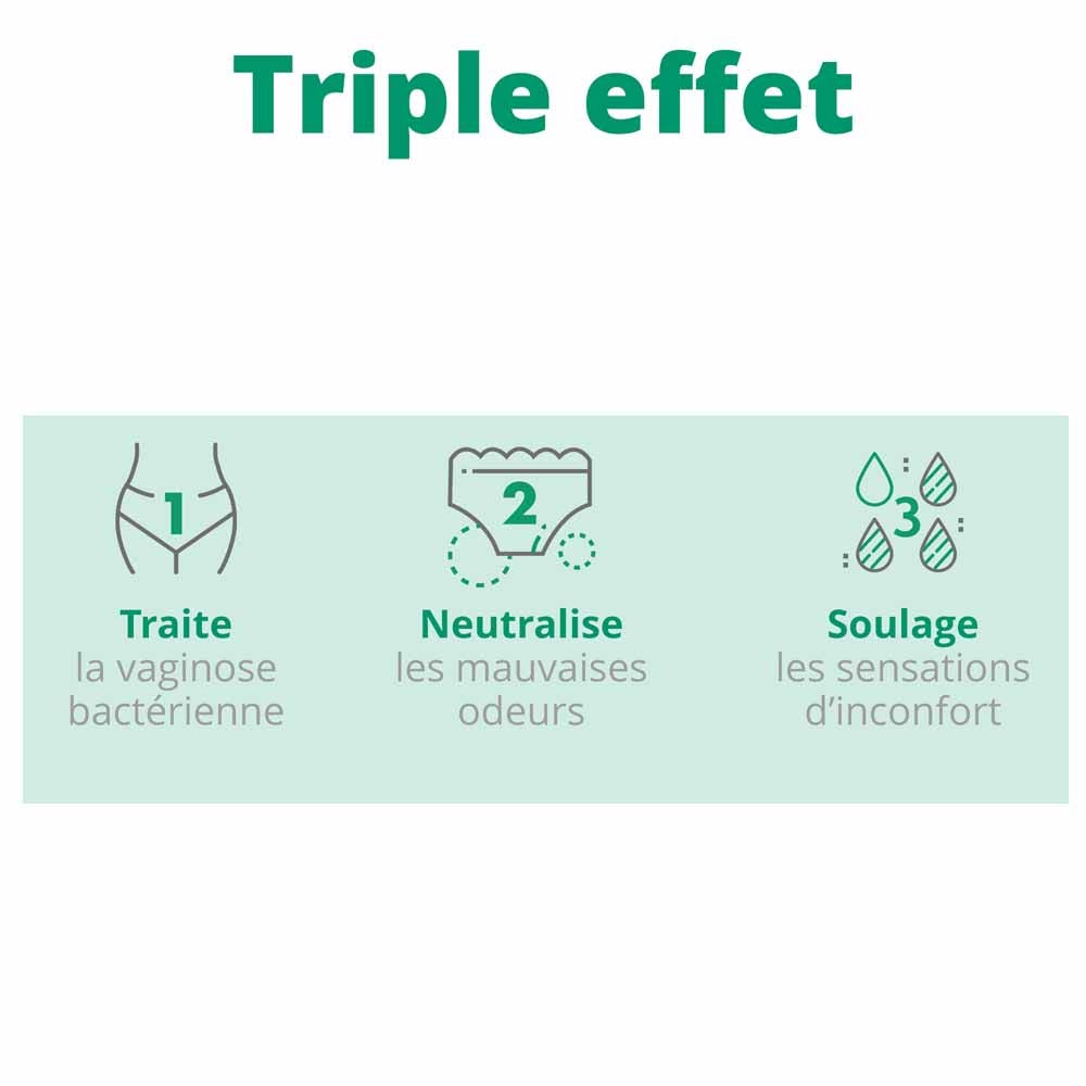 Saugella Triple Effect Gel Bacterial Vaginosis Treatment 7 applicator tubes