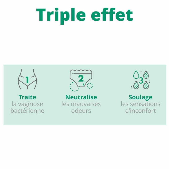 Saugella Triple Effect Gel Bacterial Vaginosis Treatment 7 applicator tubes
