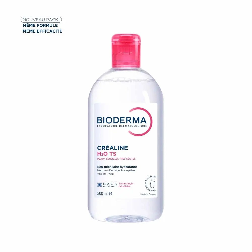 Bioderma Sensibio H2O Eau micellaire pour une peau très sèche et sensible 500 ml (16,90 fl oz)