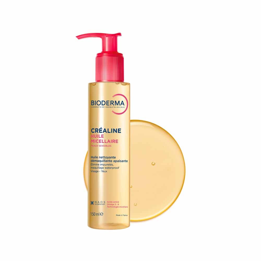 Bioderma Crealine Micellar Cleansing, Make-up Removing & Soothing Oil sensitive skin 150ml (5.07fl oz)