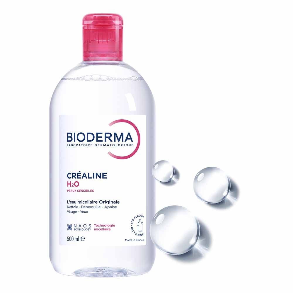 Bioderma Sensibio H2O Micellar Solution Makeup Remover Fragrance Free 500ml (16.90 fl oz)