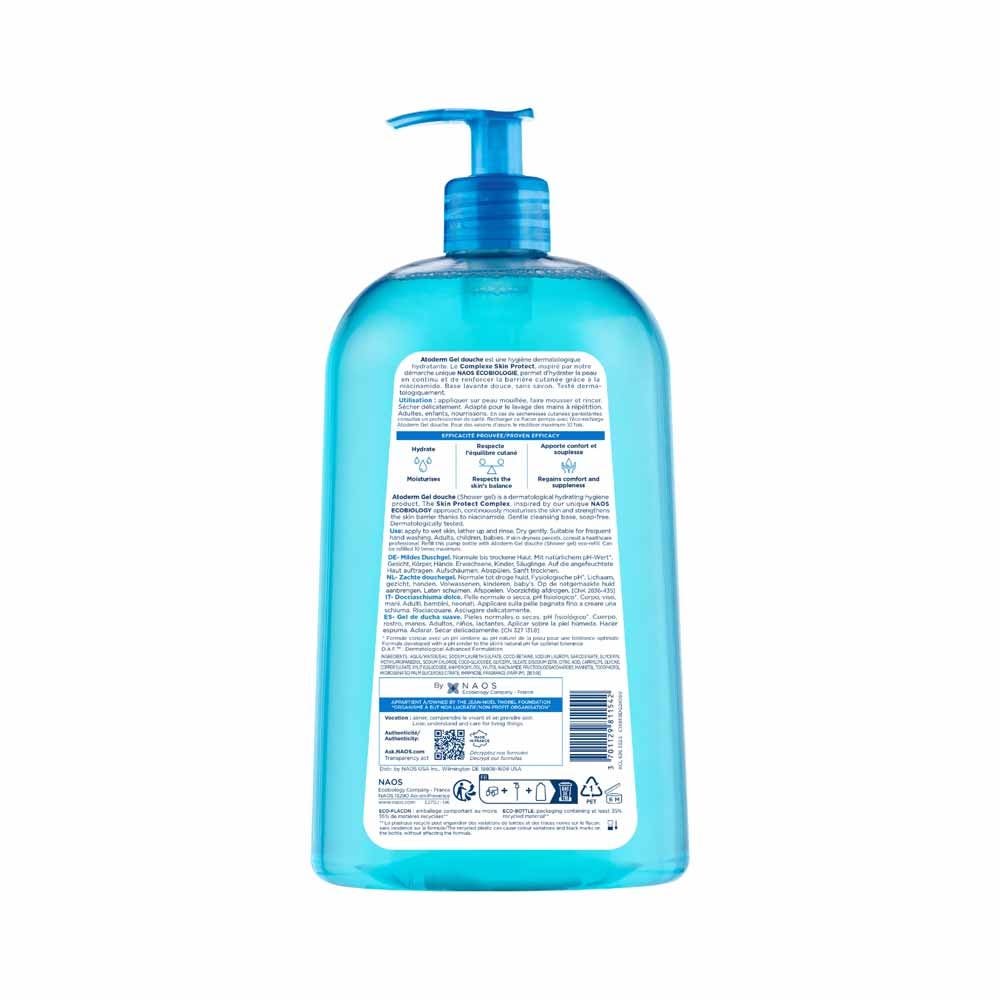 Bioderma Atoderm Ultra-gentle shower gel normal to dry skin Peaux sensibles 1l