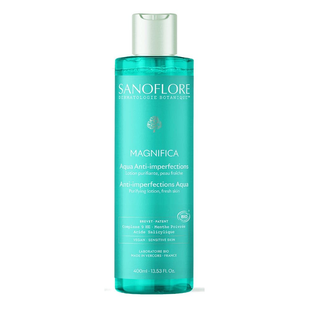 Sanoflore Magnifica Aqua Skin Perfecting Botanical Essence Peau grasse tendance acnéique 400ml (13.53fl oz)