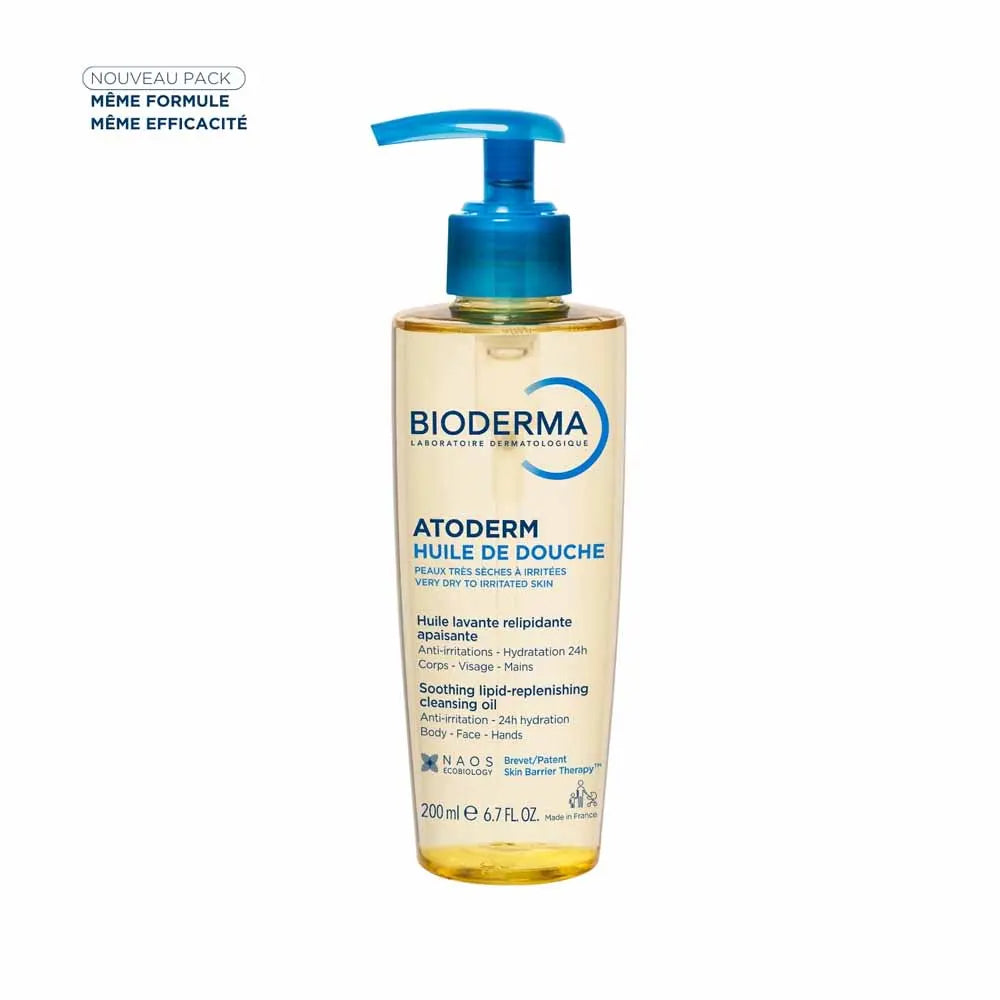 Bioderma Atoderm Shower Oil Peaux Très Sèches à Atopiques 200ml (6.76fl oz)
