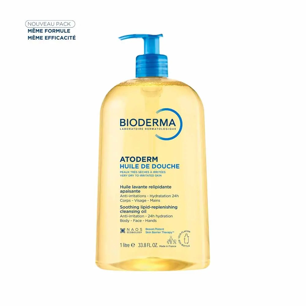 Bioderma atoderm Ultra-uplishing زيت Peau trèss à atopiques 1l (33.81fl oz)