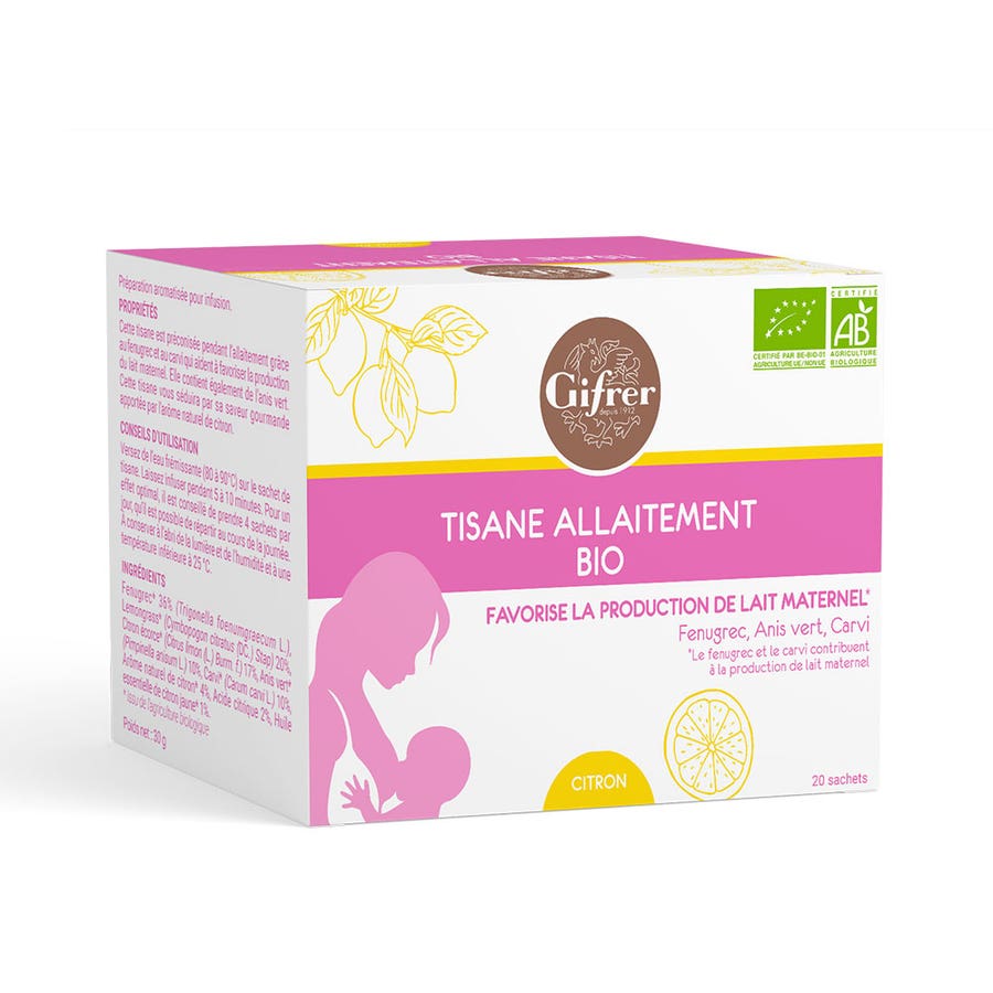 Gifrer Lemon Milk Feeding Herbal Tea 20 sachets