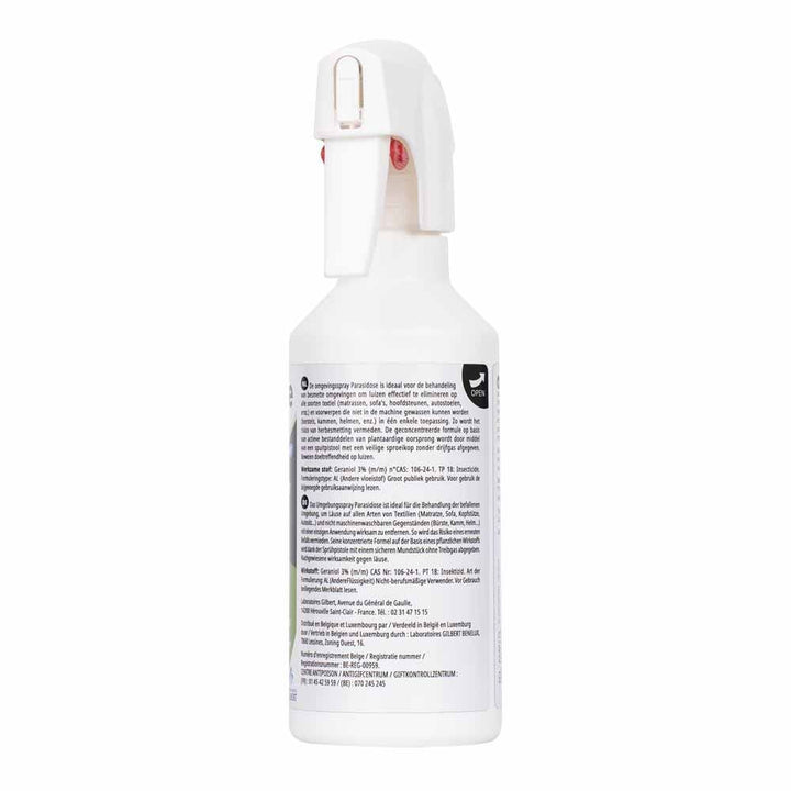 PARASIDOSE Environment Spray Lice And Nits 250ml (8.45fl oz)