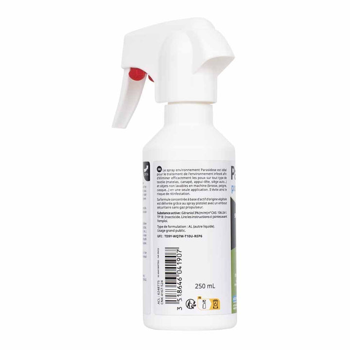 PARASIDOSE Environment Spray Lice And Nits 250ml (8.45fl oz)