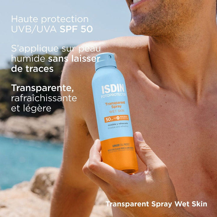 Isdin Transparent Spray Fotoprotector Sun protection body cream SPF50 250 ml (8.45fl oz)