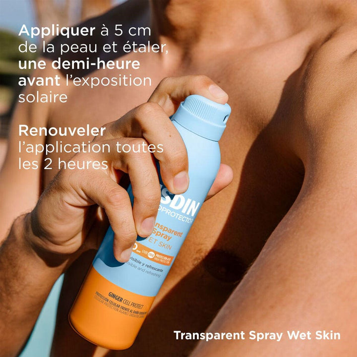 Isdin Transparent Spray Fotoprotector Sun protection body cream SPF50 250 ml (8.45fl oz)