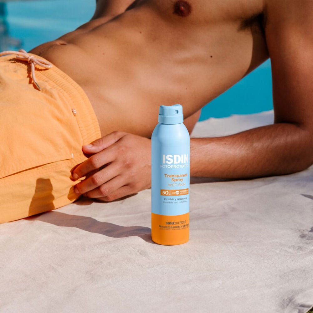 Isdin Transparent Spray Fotoprotector Sun protection body cream SPF50 250 ml (8.45fl oz)