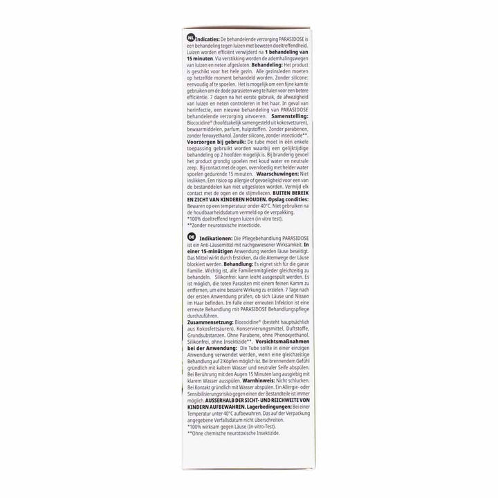 PARASIDOSE Anti-Lice & Nits Treatment 200ml (6.76fl oz)