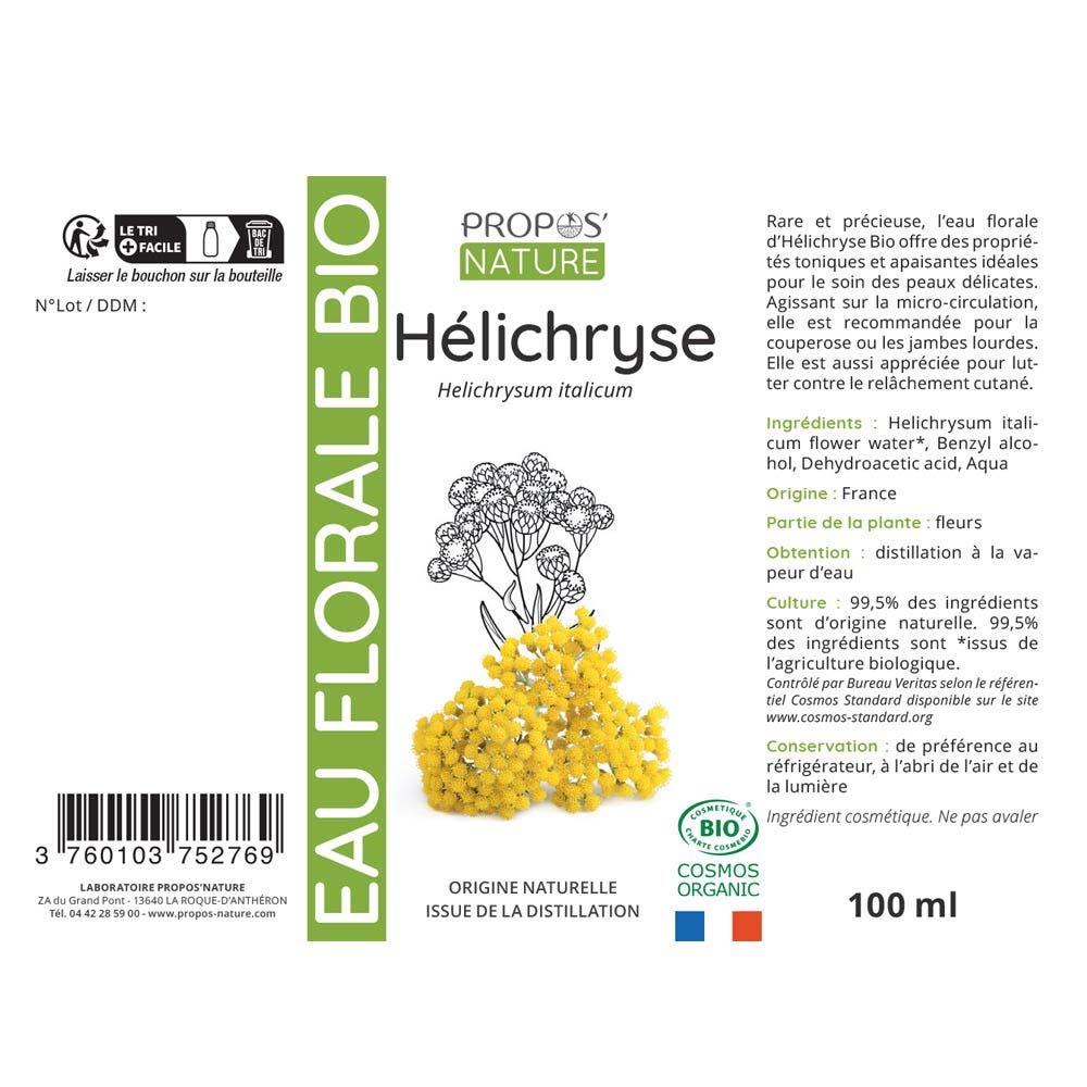 Propos'Nature Hydrolat Of Helichrysum 100ml (3.38fl oz)