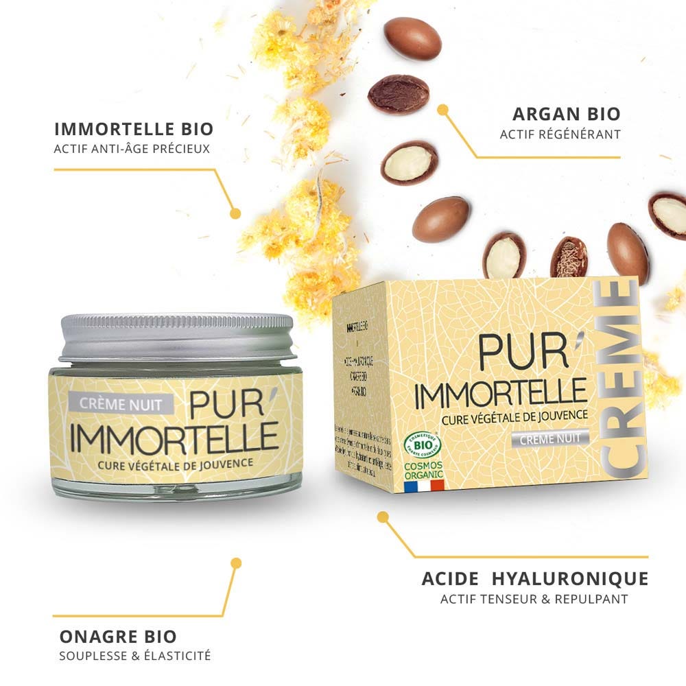 Propos'Nature Pur'Immortelle Organic Immortelle Pure Night Face Cream 50ml (1.69fl oz)