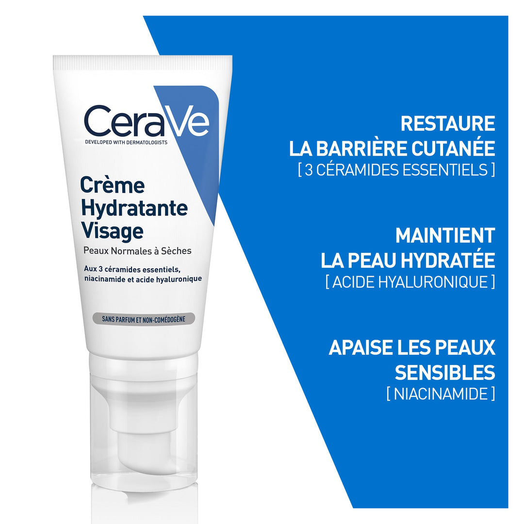 Cerave Night moisturiser + hydrating cleanser gift set with free socks
