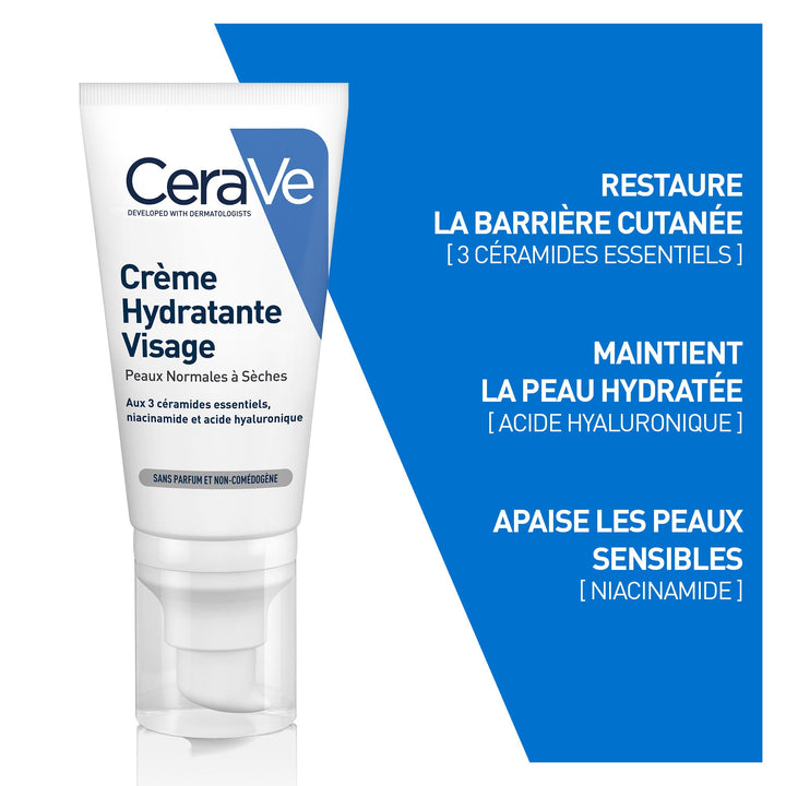 Cerave Night moisturiser + hydrating cleanser gift set with free socks