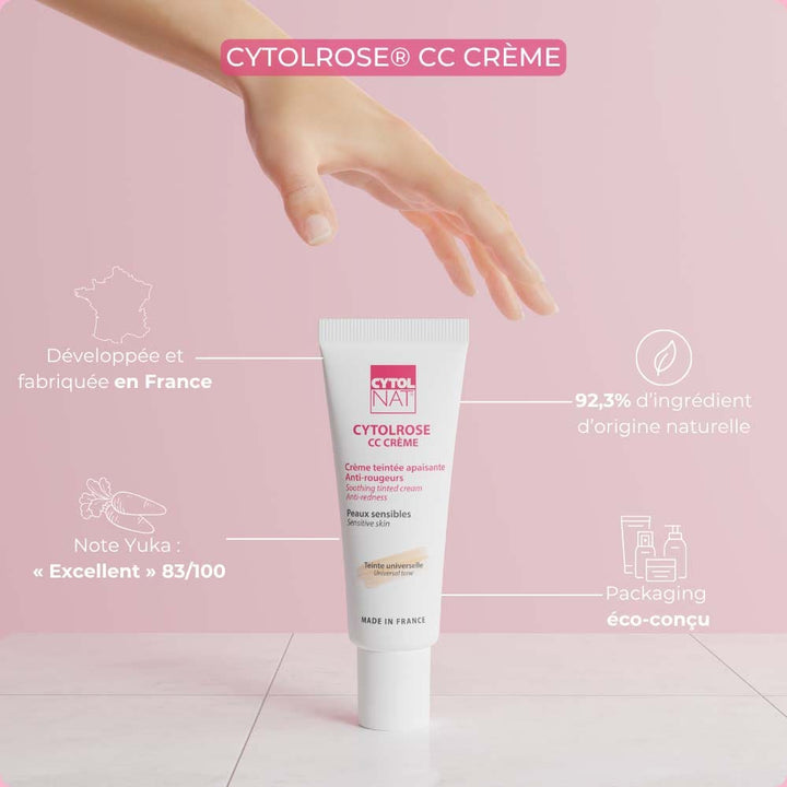 Cytolnat CC cream Masks Universal Tint Cytolrose Sensitive Skin 40ml (1.35fl oz)
