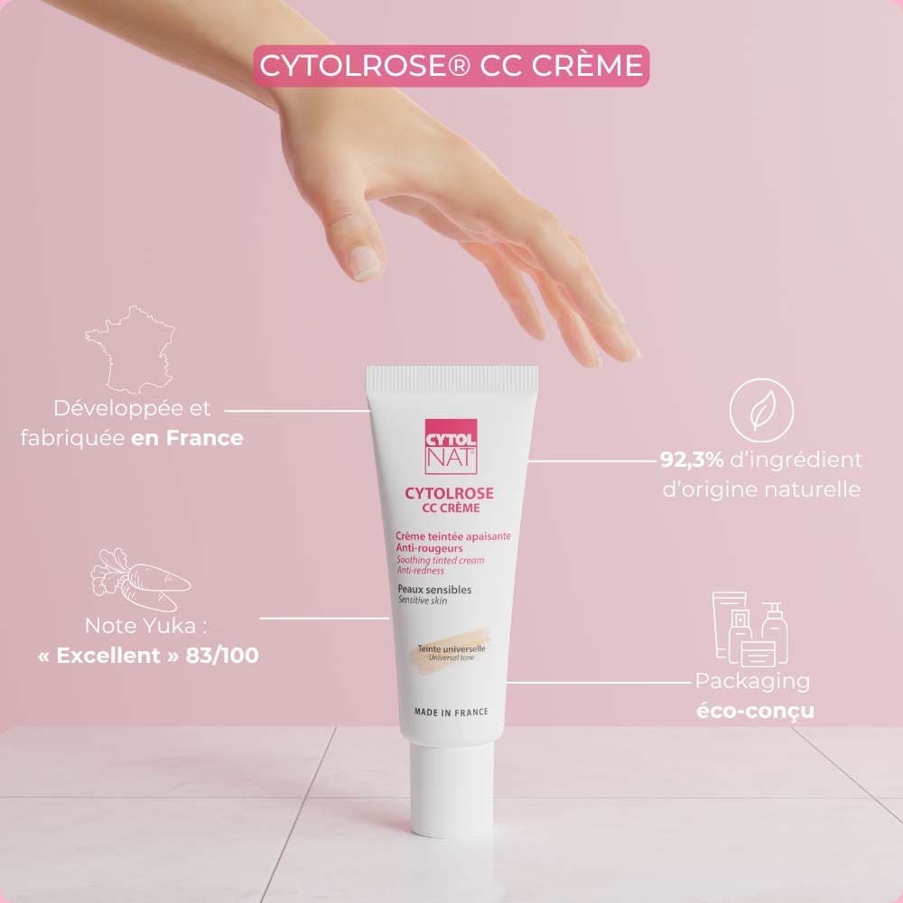 Cytolnat CC cream Masks Universal Tint Cytolrose Sensitive Skin 40ml (1.35fl oz)