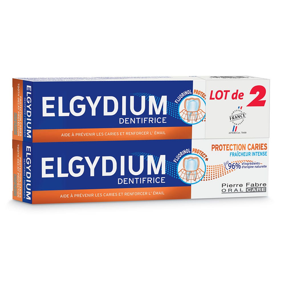 Elgydium Caries Protection Toothpaste 2x 150ml (5.07fl oz)
