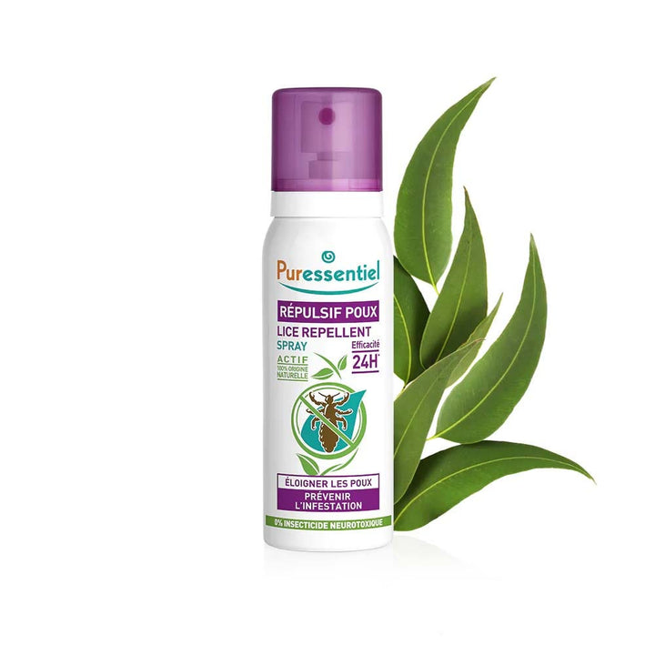 Puressentiel Anti-Lice Lice Repellent Spray 2x75ml (2.54fl oz)