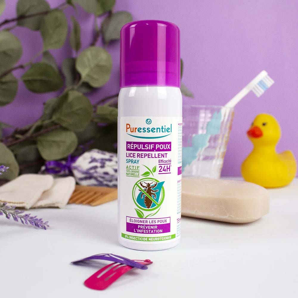 Puressentiel Anti-Lice Lice Repellent Spray 2x75ml (2.54fl oz)