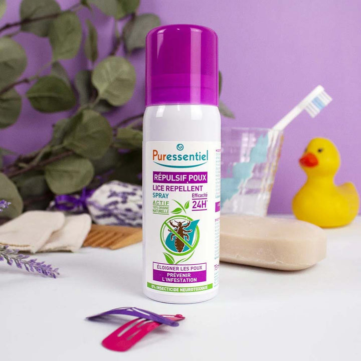 Puressentiel Anti-Lice Lice Repellent Spray 2x75ml (2.54fl oz)