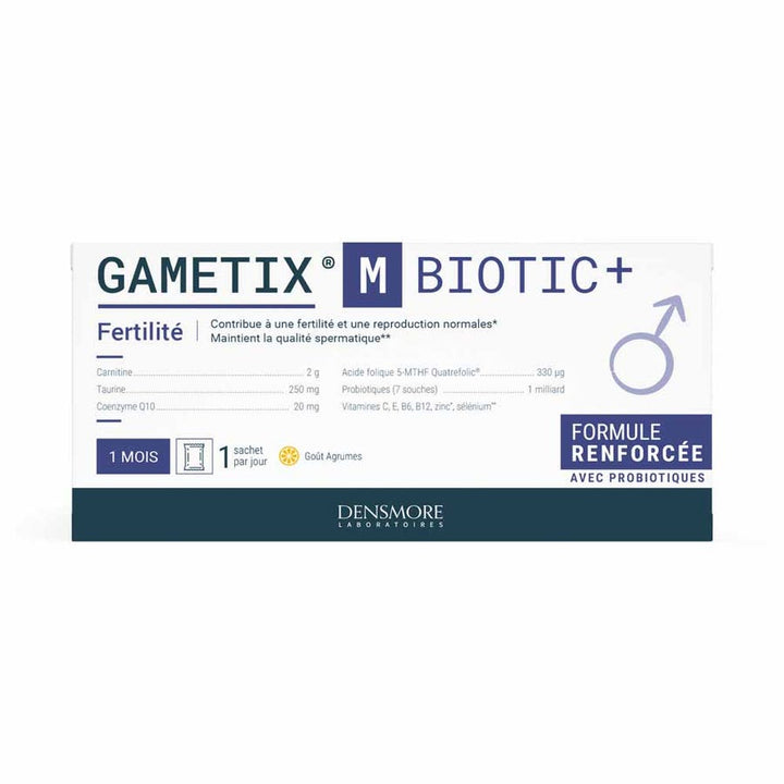 Densmore Gynecology Gametix M Biotic+ Verstärkte Formel für die Fruchtbarkeit 30 Beutel